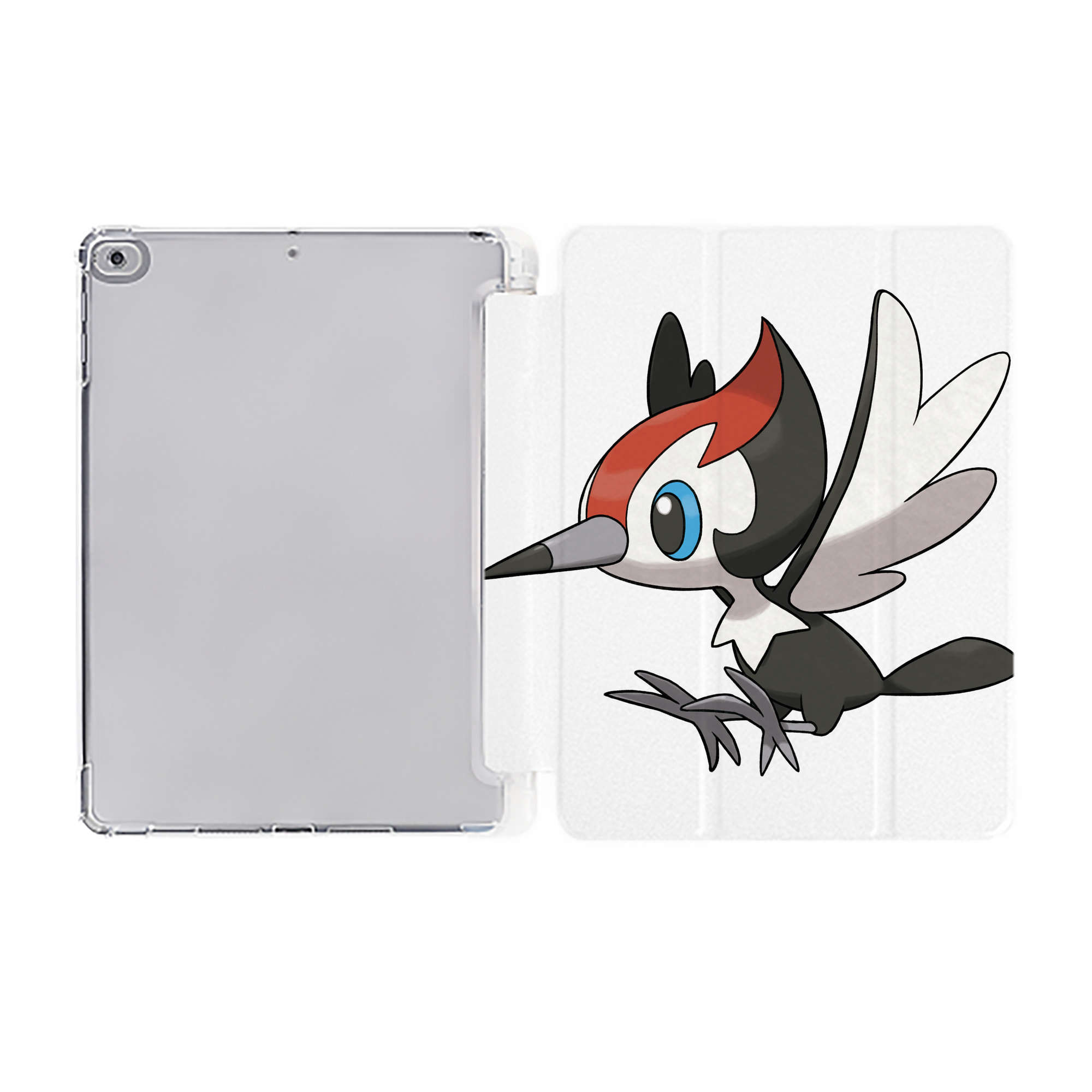 （画像用） ポケットモンスター Pokémon IPad ケース ペン収納付き 三つ折りスタンド PUレザー×シリコン 対応機種9.5/10.5/10.9インチ